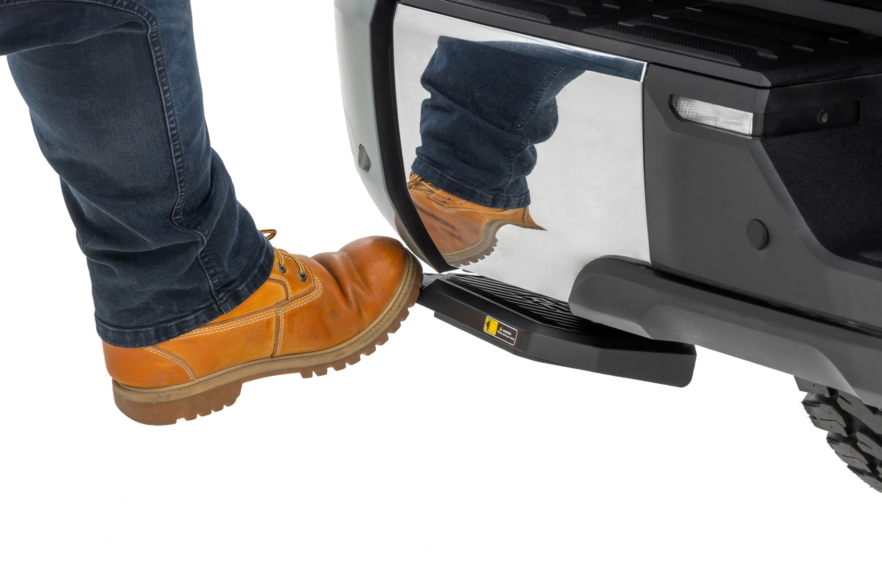 Rough Country Retractable Bed Step Manual Pull Toyota Tundra 2WD/4WD (2022-2026)