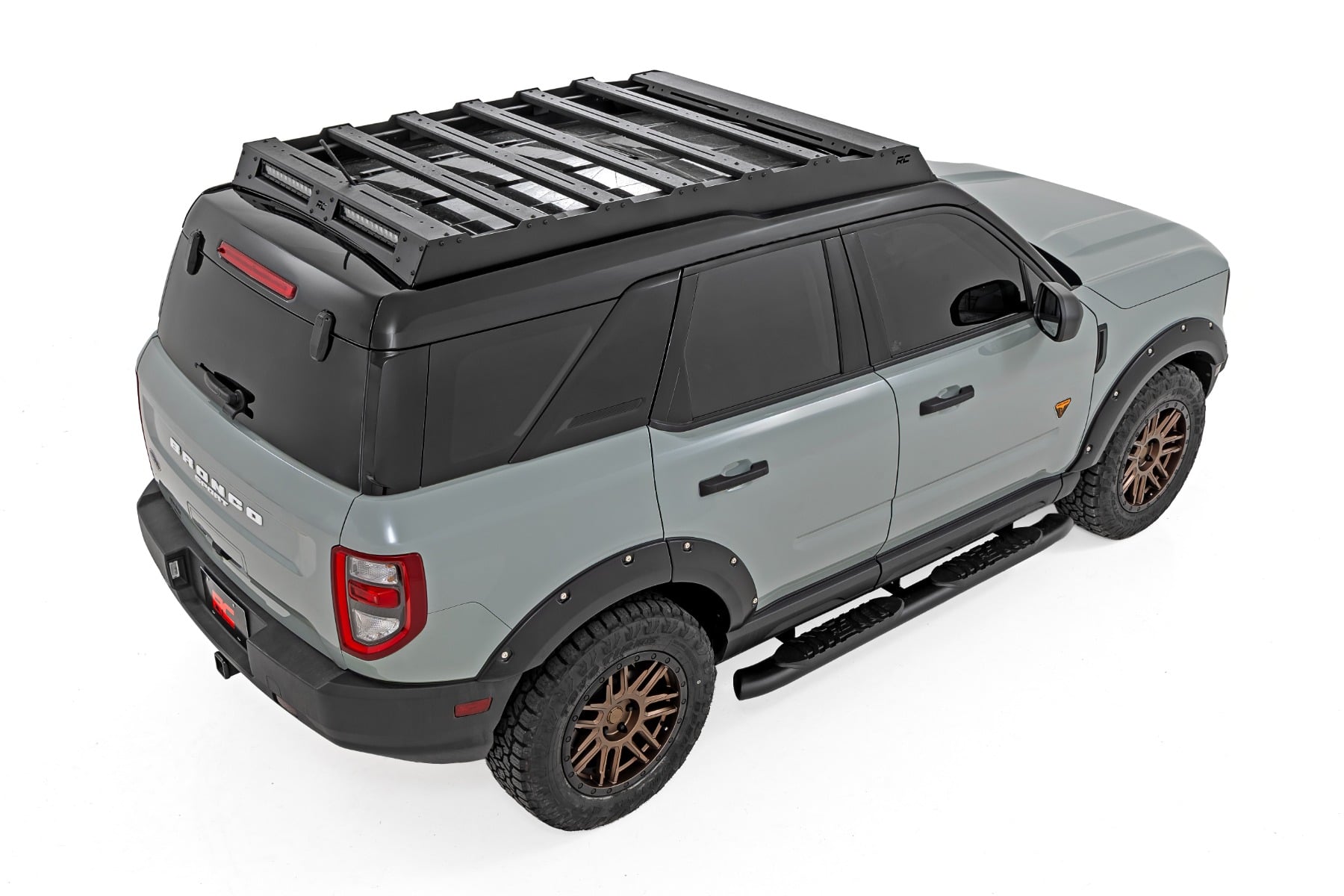 Rough Country Roof Rack Front/Rear LED Lights Ford Bronco Sport 4WD (2021-2026)