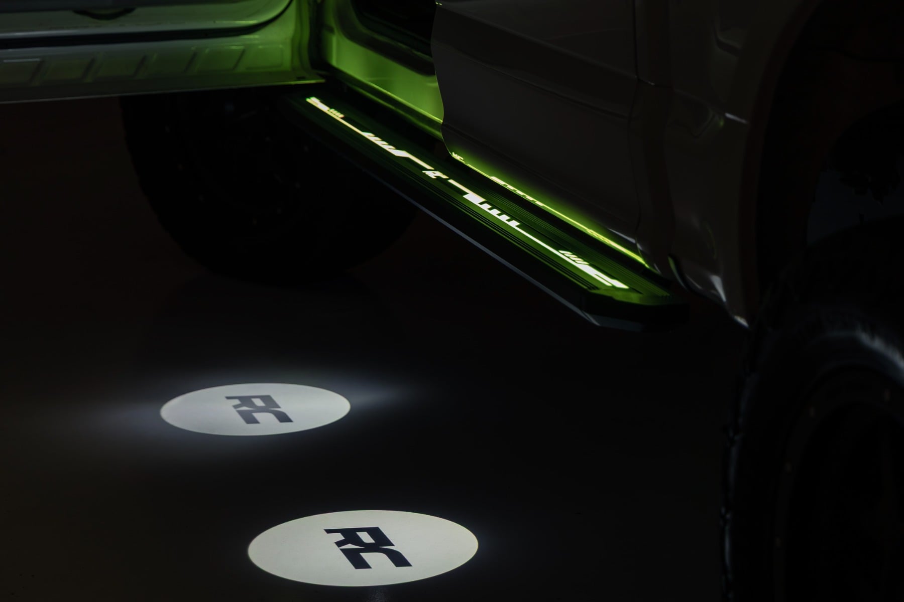 Rough Country Multi-Color LED Running Boards Crew Cab Ram 2500/3500 2WD/4WD (2011-2026)
