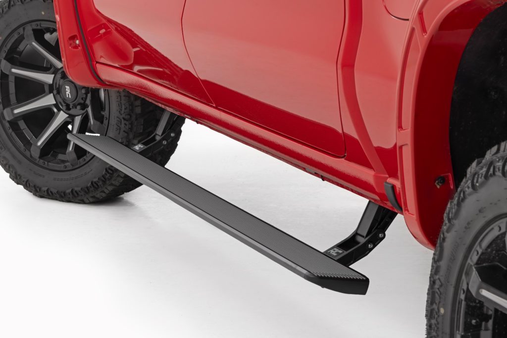 Rough Country Power Running Boards HT-Series Crew Cab Chevy/GMC 1500/2500HD/3500HD (19-26)