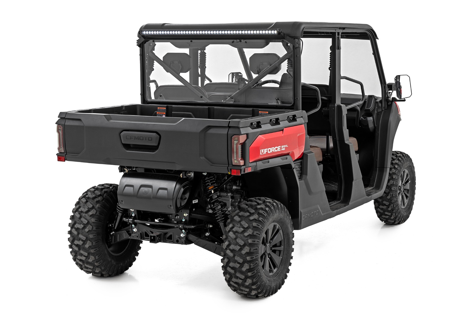 Rough Country LED Light Kit Rear Mount 50β³ Black-Series Single Row CFMOTO UFORCE U10 Pro