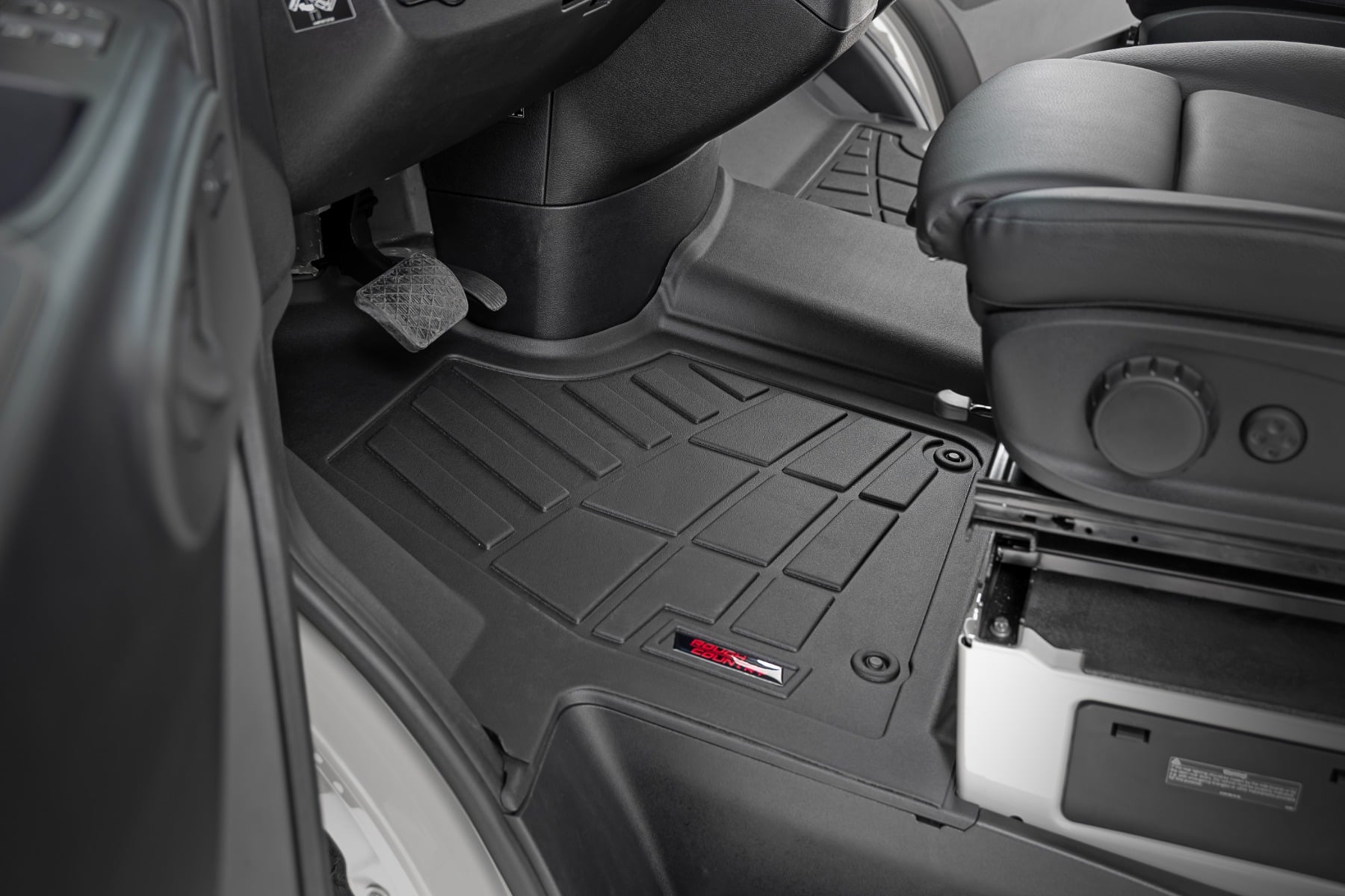 Rough Country Sure-Fit Floor Mats Front Mercedes-Benz Sprinter 2500/Sprinter 3500XD (19-26)