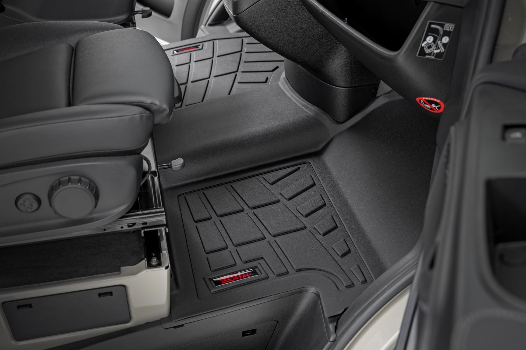 Rough Country Sure-Fit Floor Mats Front Mercedes-Benz Sprinter 2500/Sprinter 3500XD (19-26)