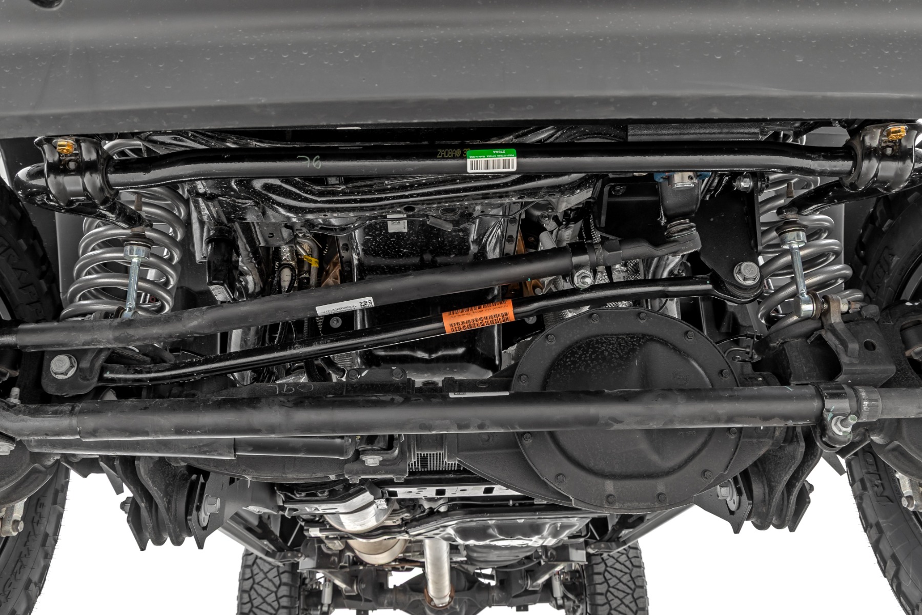 Rough Country 5 Inch Lift Kit Fr D/S 10 Bolt T-Case Ram 3500 4WD (2025-2026)
