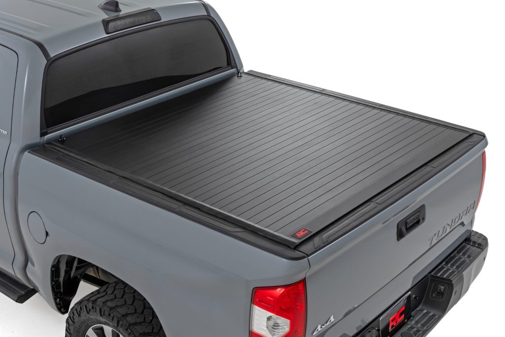 Rough Country Hard Roll Up Bed Cover 5’7″ Bed Toyota Tundra 2WD/4WD (2007-2021)