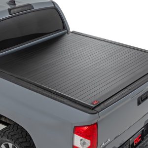 Rough Country Hard Roll Up Bed Cover 5β7β³ Bed Toyota Tundra 2WD/4WD (2007-2021)