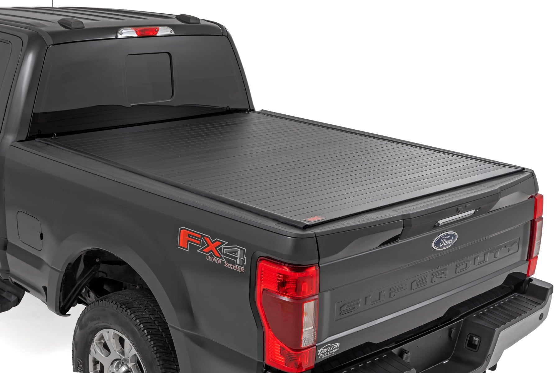 Rough Country Hard Roll Up Bed Cover 6β10β Bed Ford F-250/F-350 Super Duty (17-26)
