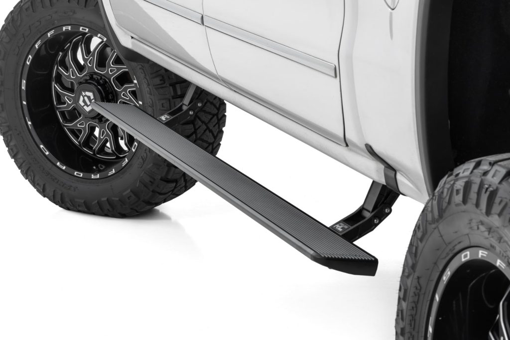 Rough Country Power Running Boards HT-Series Crew Cab Chevy/GMC 1500/2500HD/3500HD 2WD/4WD