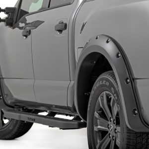 Rough Country Pocket Fender Flares Crew Cab Nissan Titan 2WD/4WD (2017-2024)