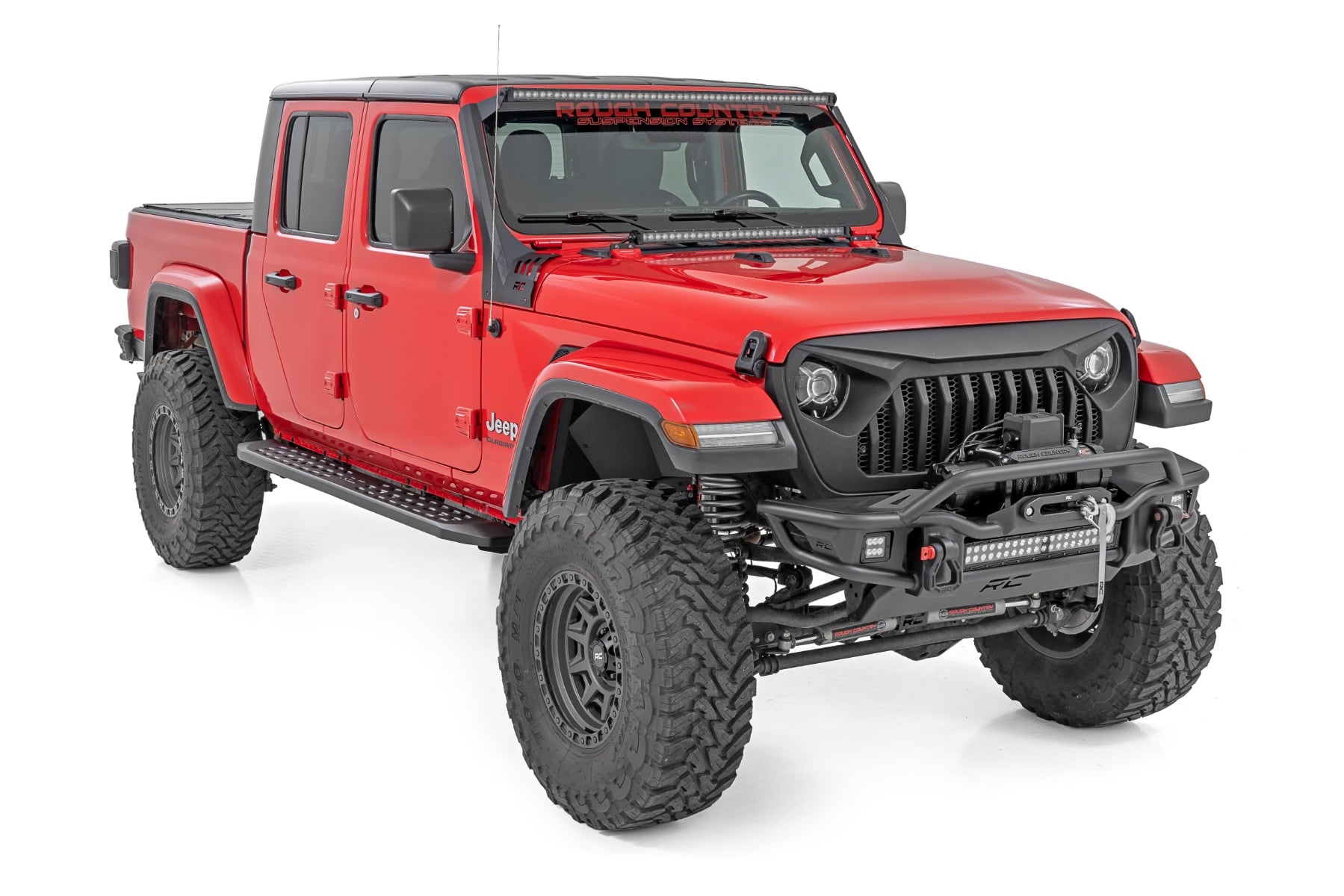 Rough Country RPT2 Running Board Jeep Gladiator JT 4WD (2020-2026)