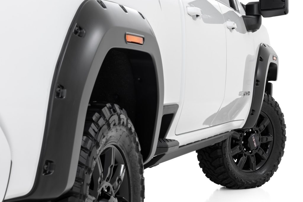 Rough Country Pocket Fender Flares GJV Riptide Blue GMC Sierra 2500 HD/Sierra 3500 HD (20-26)