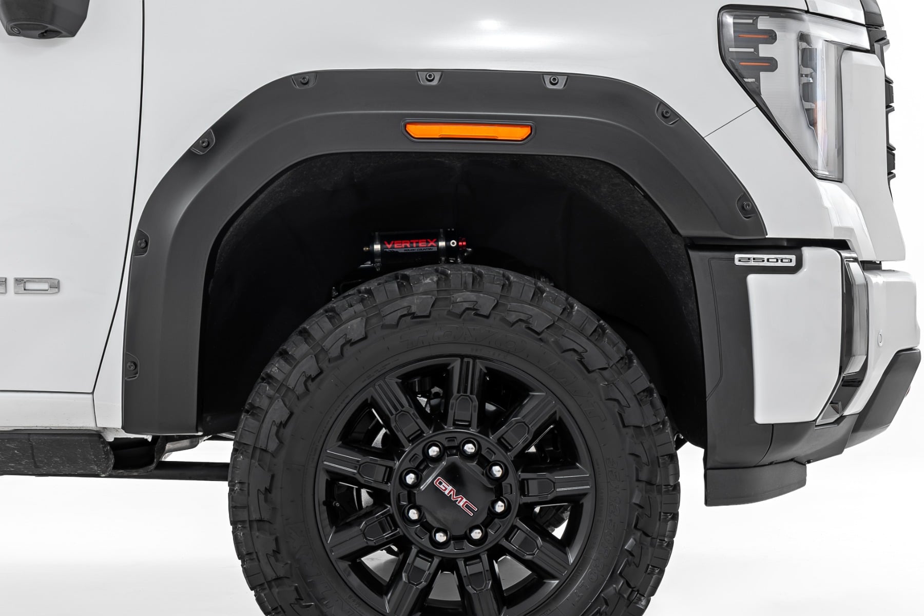 Rough Country Pocket Fender Flares G9K Satin Steel GMC Sierra 2500 HD/Sierra 3500 HD (20-26)