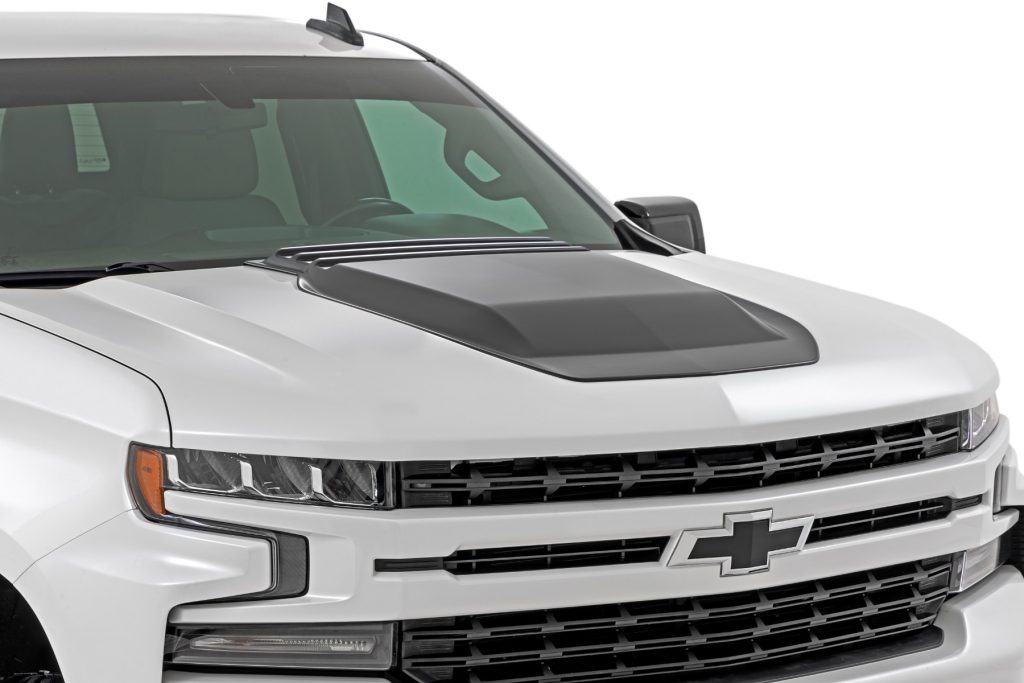 Rough Country Hood Scoop G6M Dark Ash Chevy Silverado 1500 2WD/4WD (2019-2026)