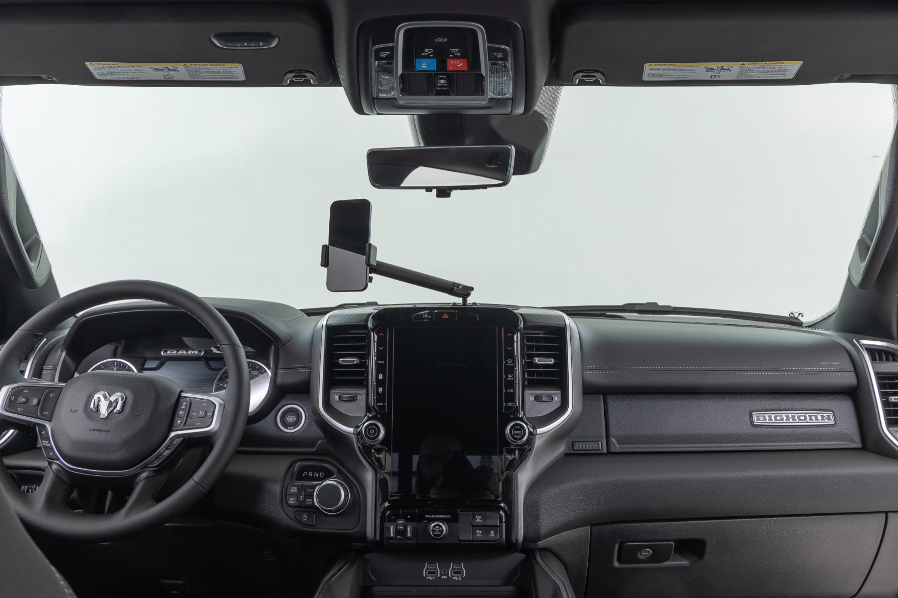 Rough Country Dash Mount 8β³ Non-Mag Safe Mount Kit 12in Screen Ram 1500 (19-26)