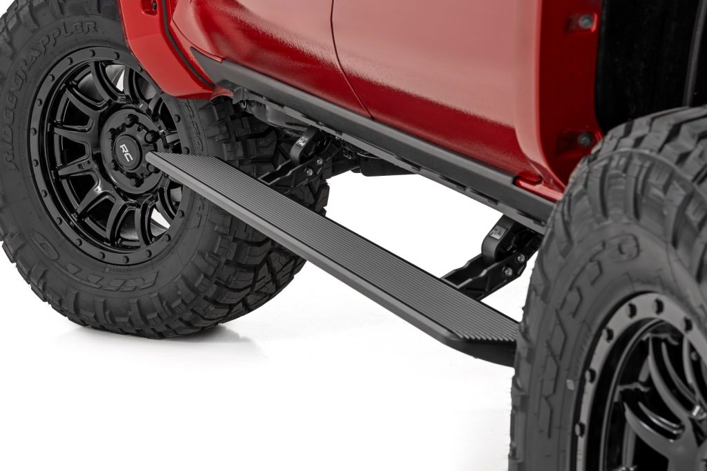 Rough Country Power Running Boards HT-Series Double Cab Toyota Tacoma 2WD/4WD (24-26)