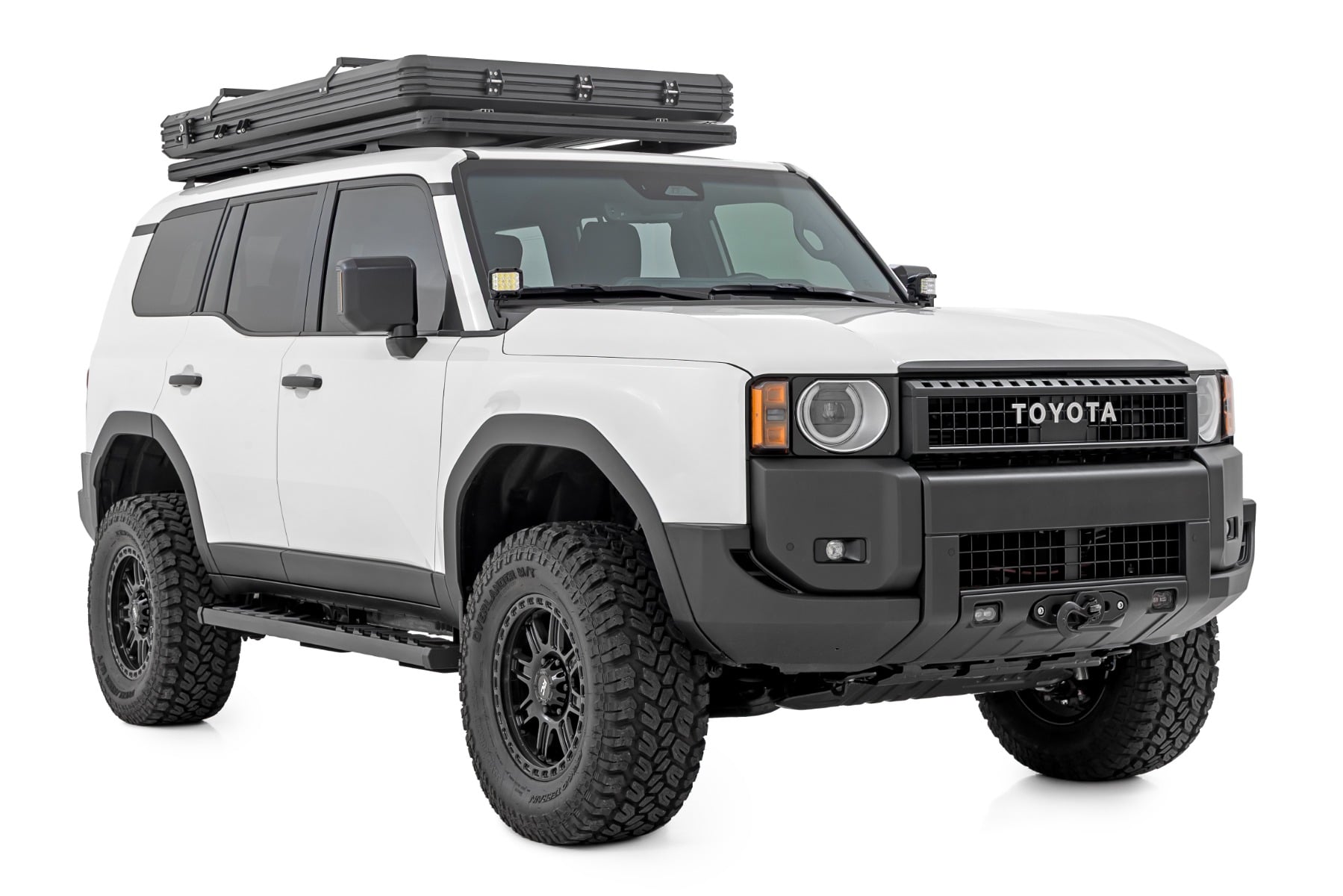Rough Country BA2 Running Boards Side Step Bars Toyota Land Cruiser 4WD (2024-2026)