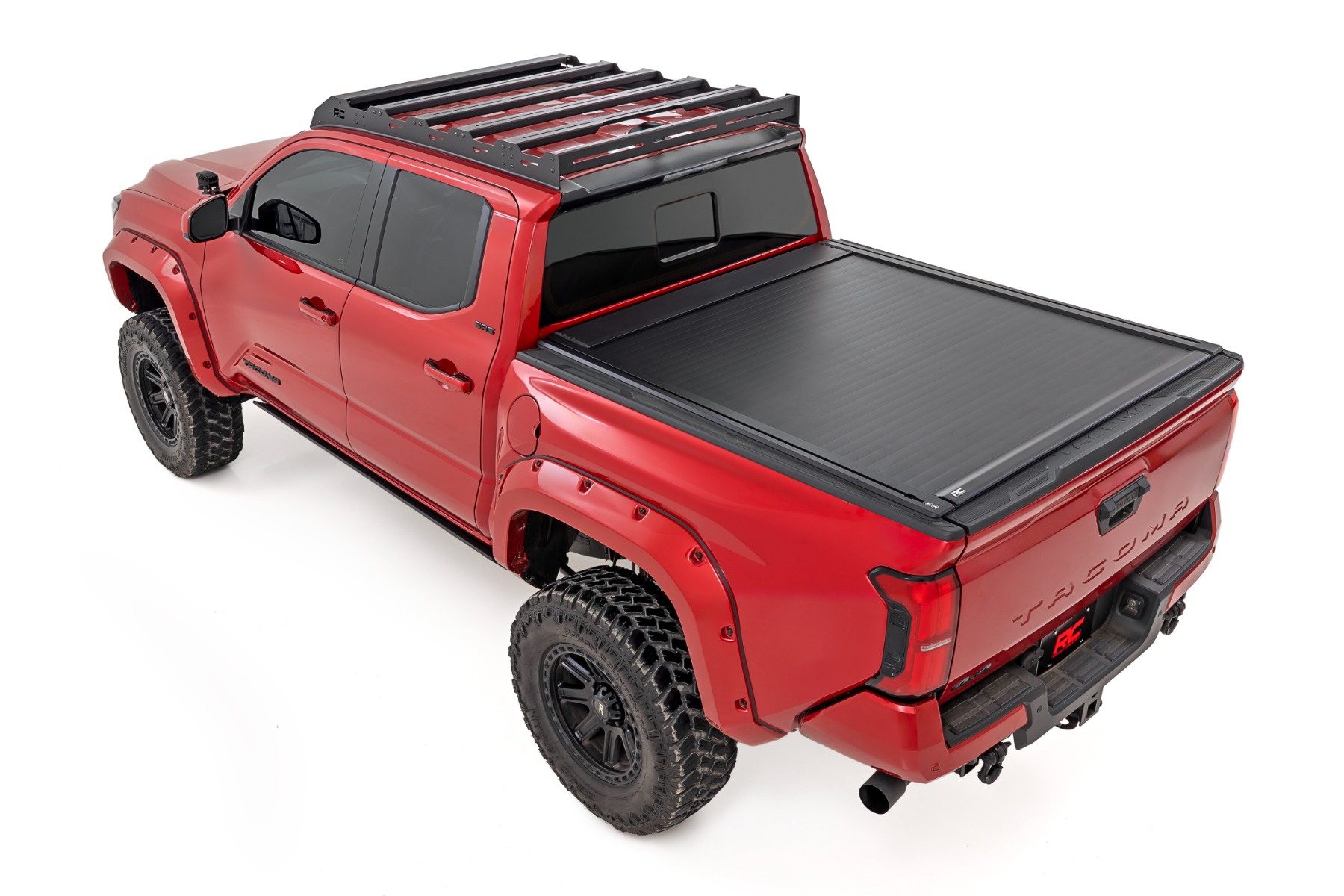 Rough Country Powered Retractable Bed Cover 5β² Bed Toyota Tacoma 2WD/4WD (2024-2026)