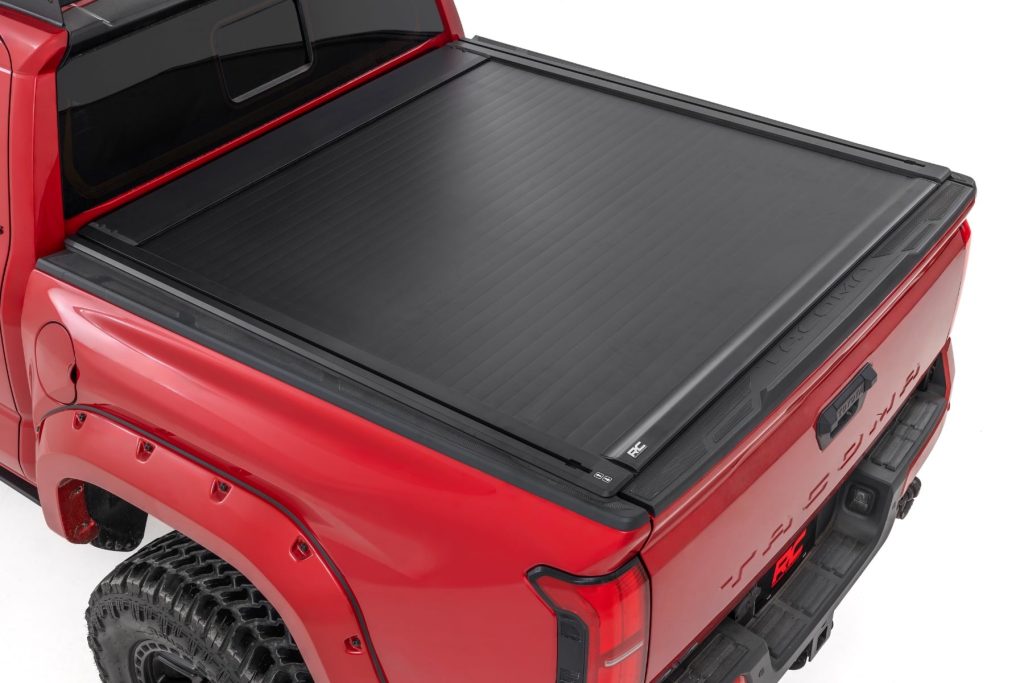Rough Country Powered Retractable Bed Cover 5′ Bed Toyota Tacoma 2WD/4WD (2024-2026)