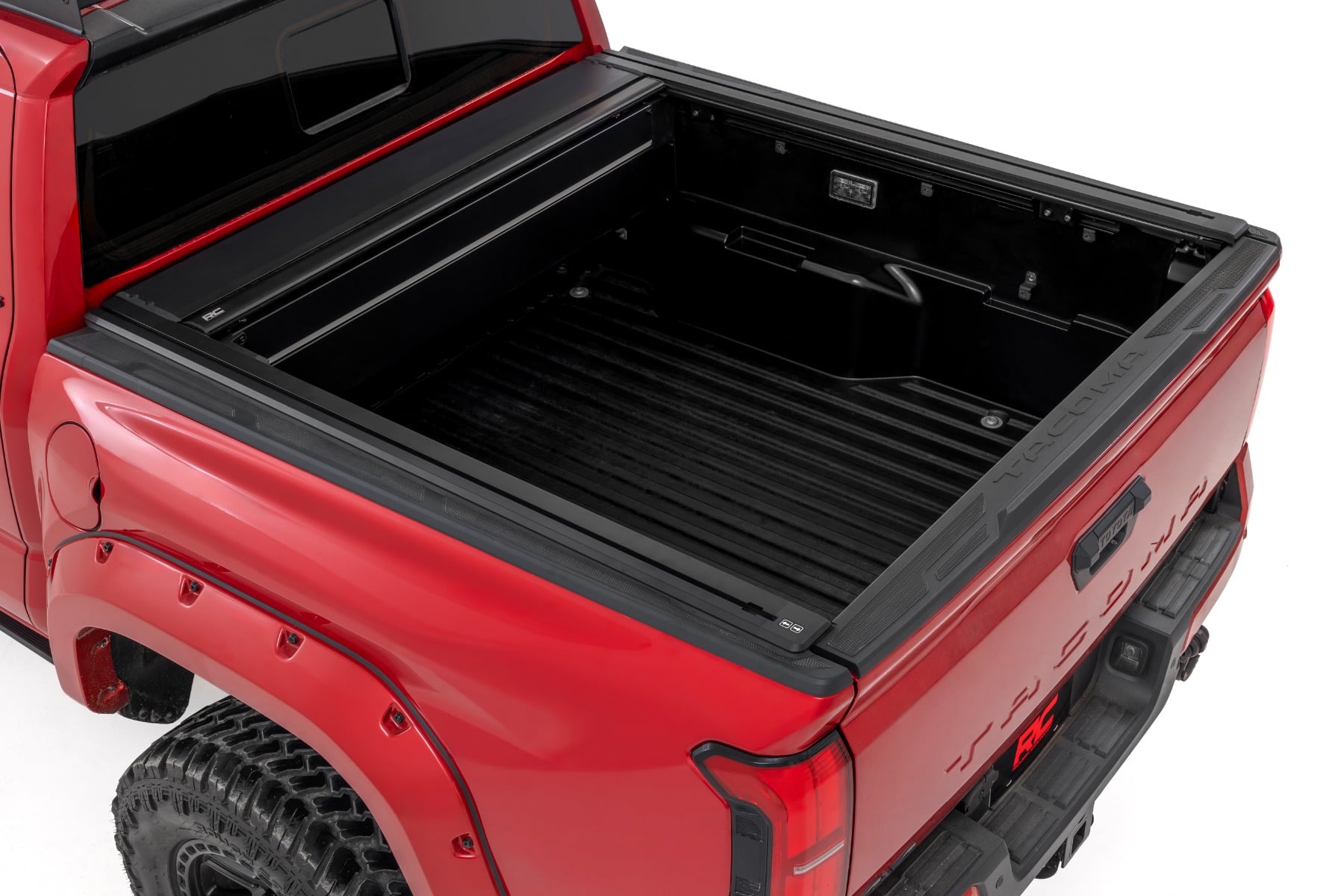 Rough Country Powered Retractable Bed Cover 5β² Bed Toyota Tacoma 2WD/4WD (2024-2026)