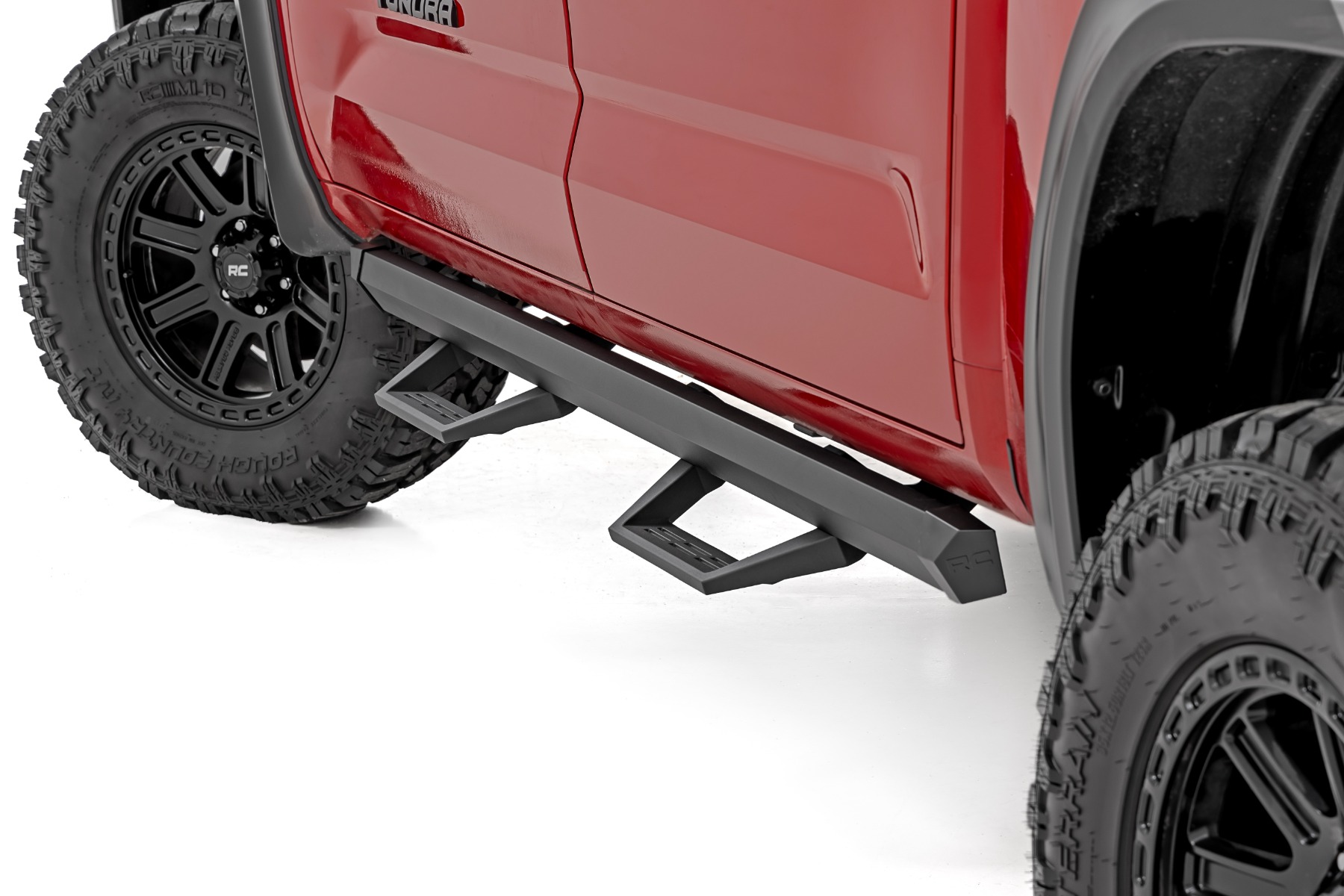 SRL2 Adj Aluminum Steps | CrewMax | Toyota Tundra 2WD/4WD (2022-2026) — Rough Country