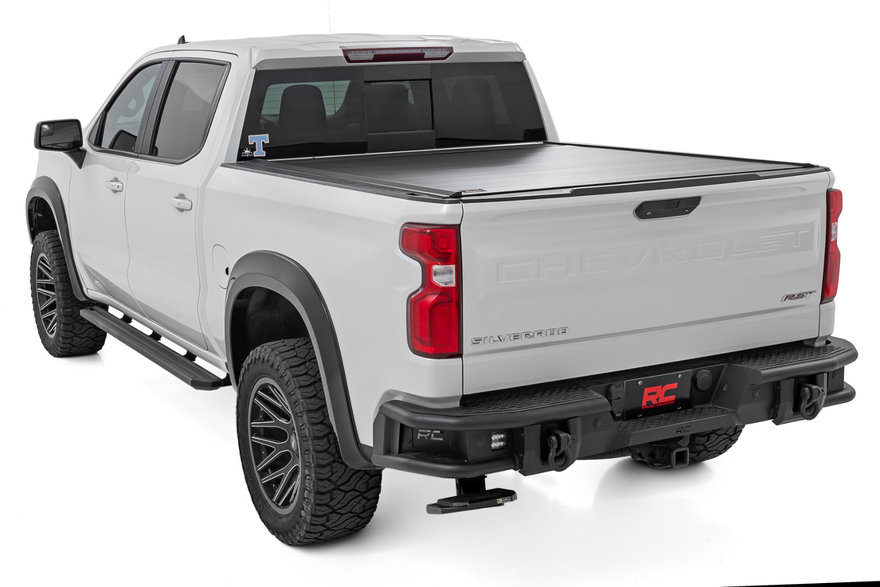 Rough Country Multi-Color LED Running Boards Crew Cab Chevy/GMC 1500/2500HD/3500HD (19-26)