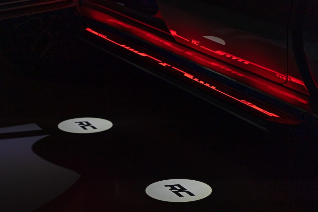 Rough Country Multi-Color LED Running Boards 4-Door Ford Bronco 4WD (2021-2026)