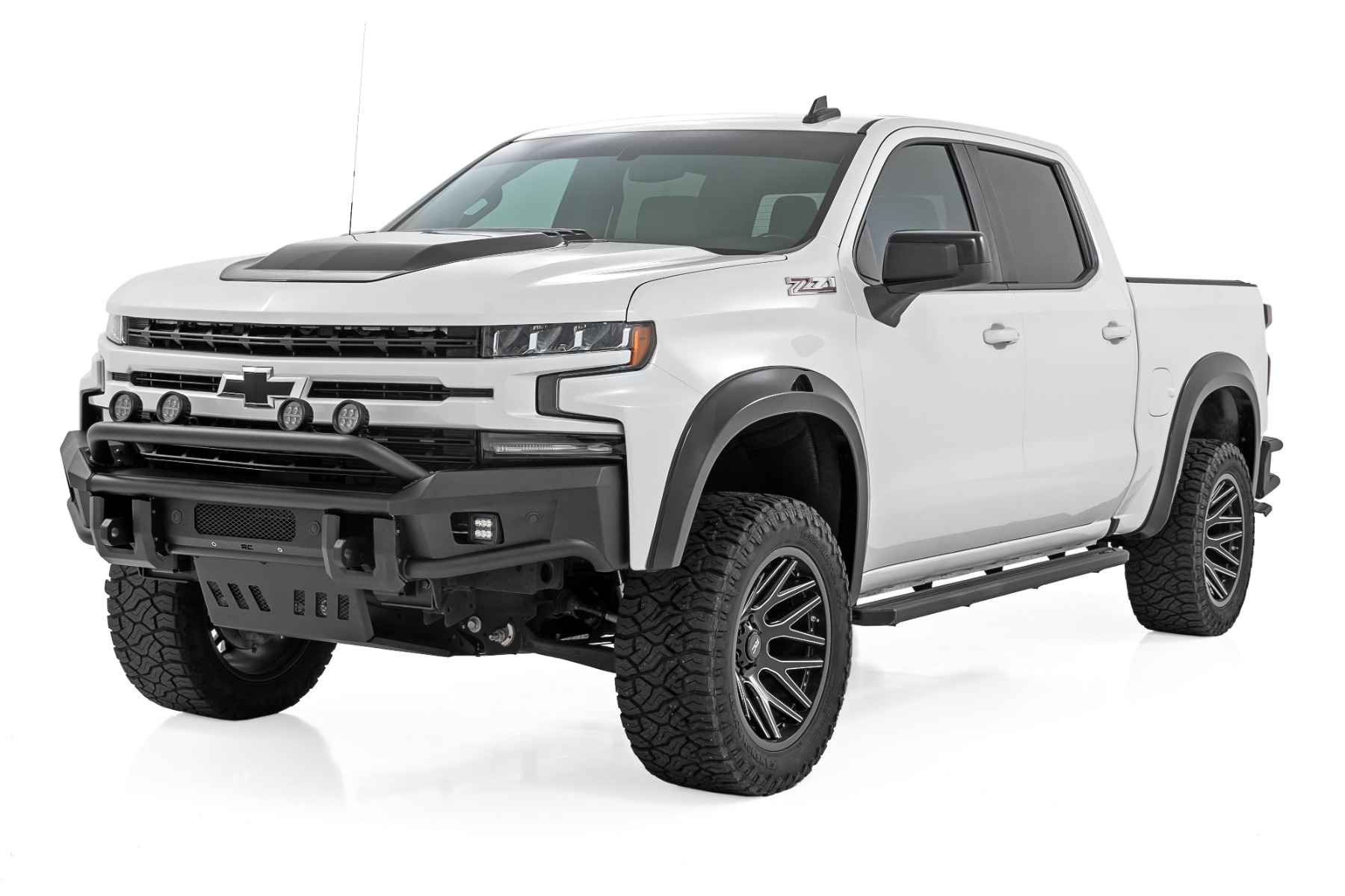 Rough Country Multi-Color LED Running Boards Crew Cab Chevy/GMC 1500/2500HD/3500HD (19-26)