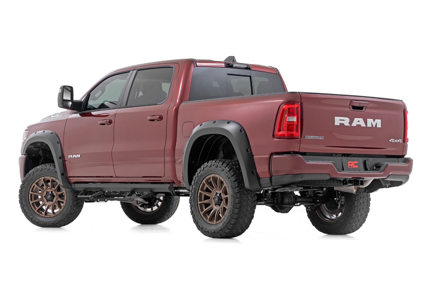 Rough Country Pocket Fender Flares PB8 Midnight Blue Ram 1500 2WD/4WD (2025-2026)