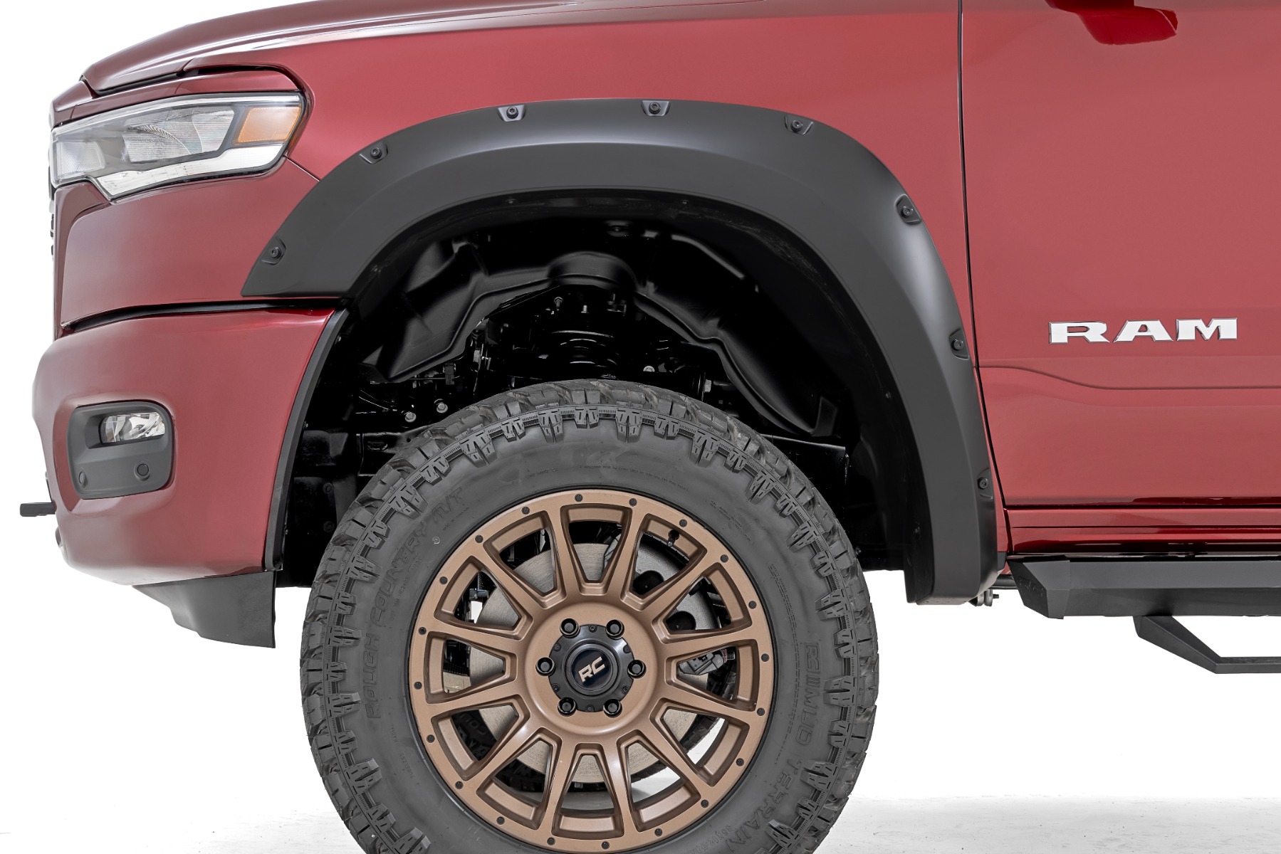 Rough Country Pocket Fender Flares PB8 Midnight Blue Ram 1500 2WD/4WD (2025-2026)