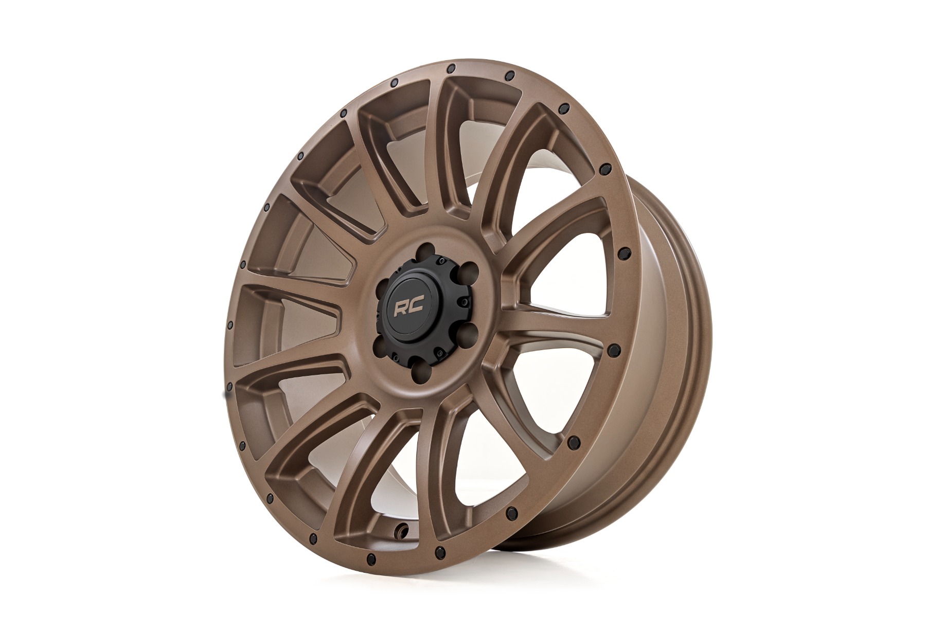 Rough Country 90 Series Wheel One-Piece Bronze 18x9 6x135 -12mm
