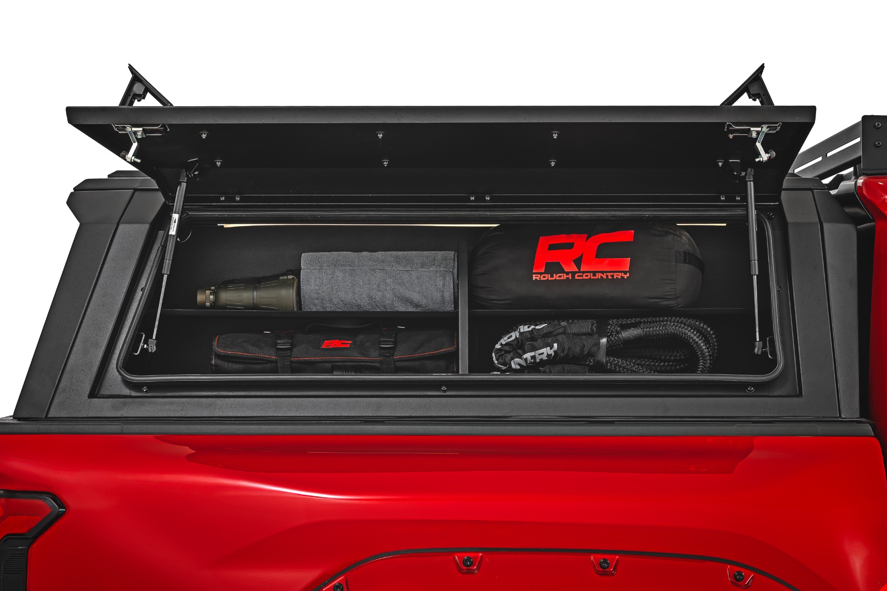 Rough Country Bed Cap Side Shelf Storage Bin Passengers Side Toyota Tacoma (24-26)