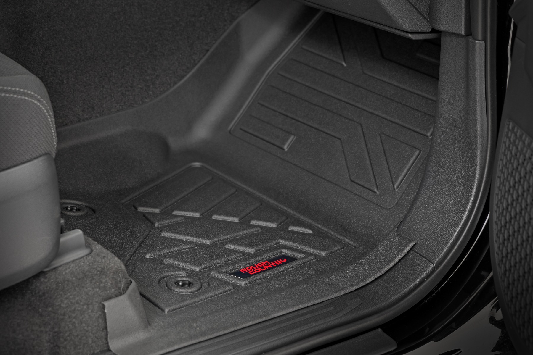 Rough Country Sure-Fit Floor Mats Front & Rear & Cargo Mat Toyota 4Runner (25-26)