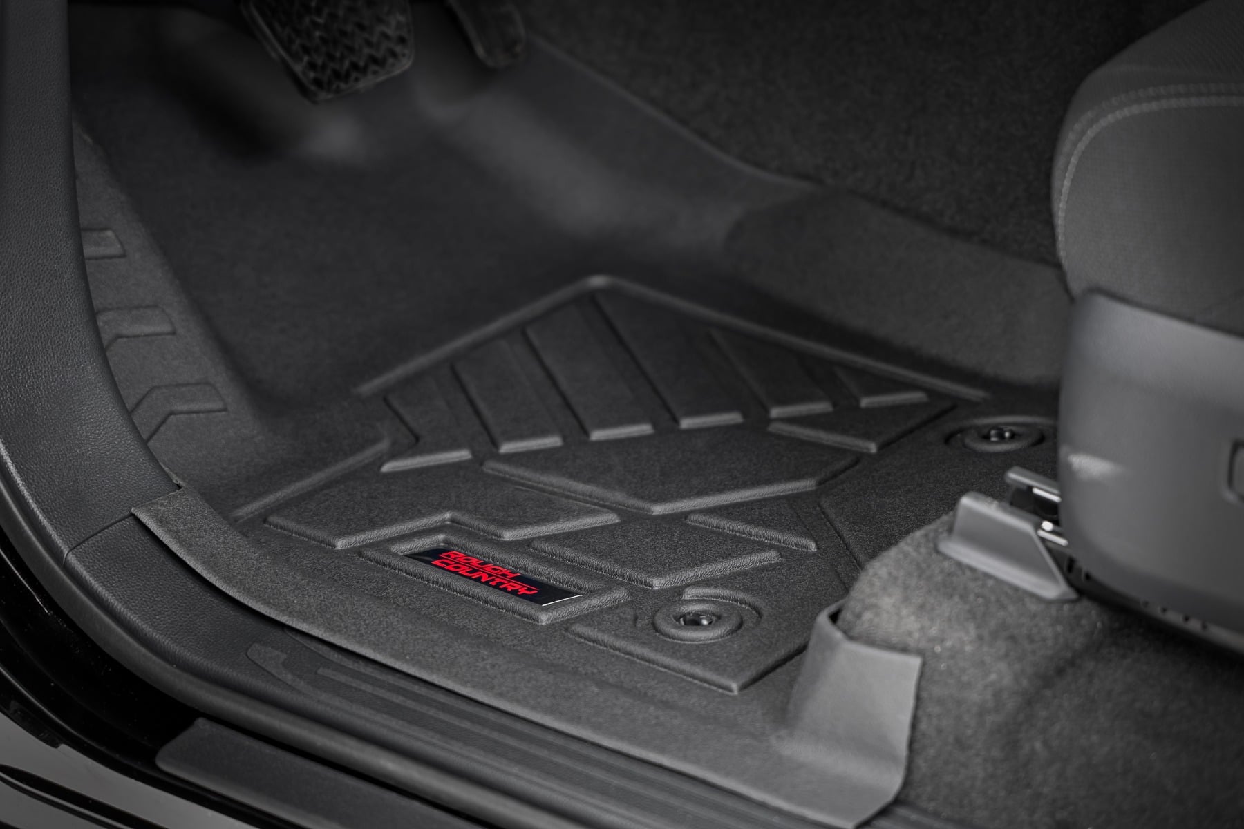 Rough Country Sure-Fit Floor Mats Front & Rear & Cargo Mat Toyota 4Runner (25-26)