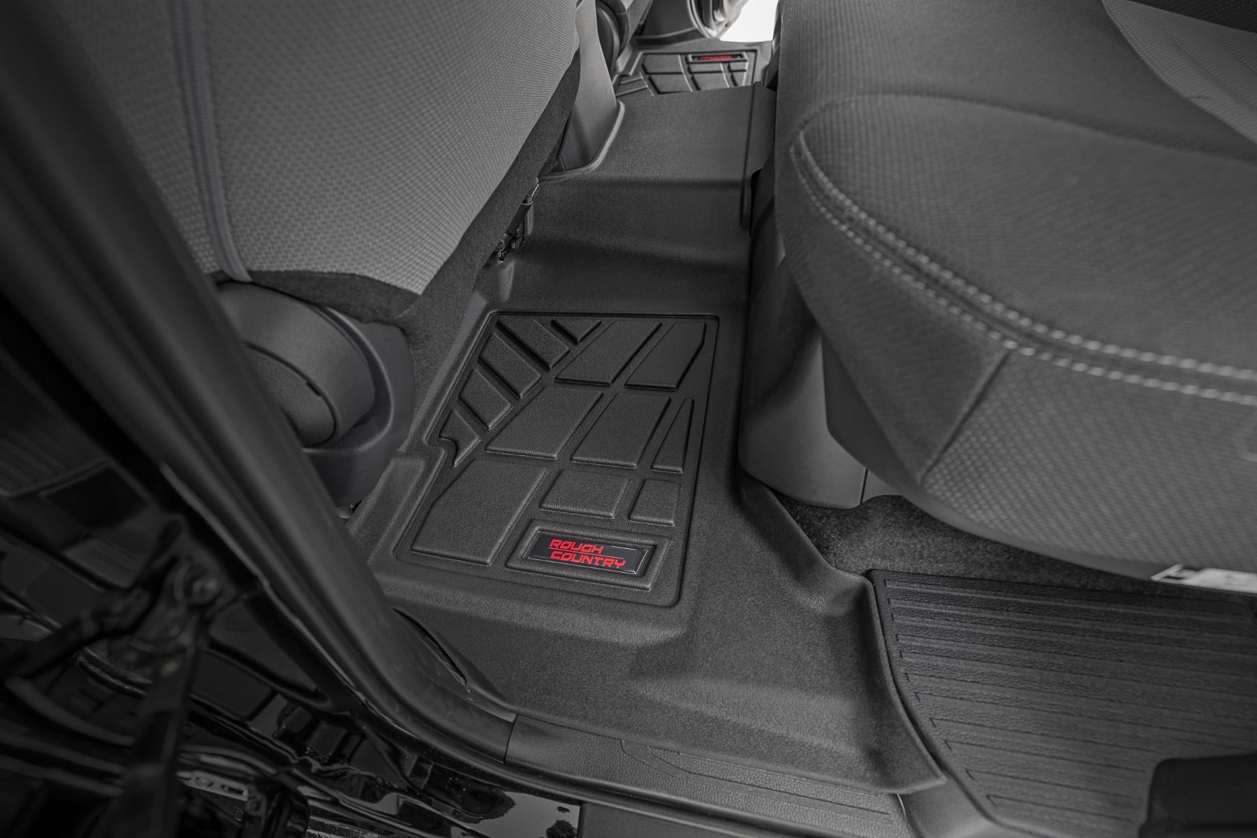 Rough Country Sure-Fit Floor Mats Front & Rear & Cargo Mat Toyota 4Runner (25-26)