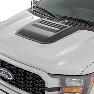 Rough Country Hood Scoop Gloss Black Ford F-150 2WD/4WD (2021-2026)