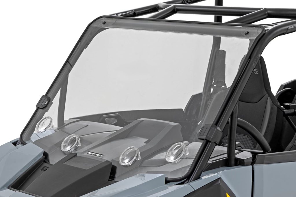 Rough Country Vented Full Windshield Scratch Resistant Polaris RZR XP 4 1000