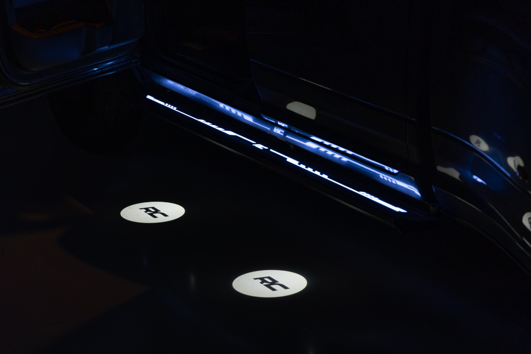 Rough Country Multi-Color LED Running Boards Crew Cab Ram 2500/3500 2WD/4WD (2011-2026)