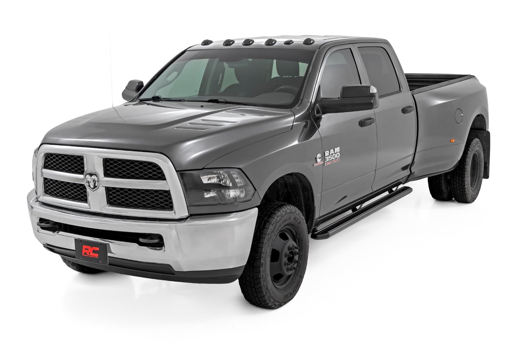 Rough Country Multi-Color LED Running Boards Crew Cab Ram 2500/3500 2WD/4WD (2011-2026)