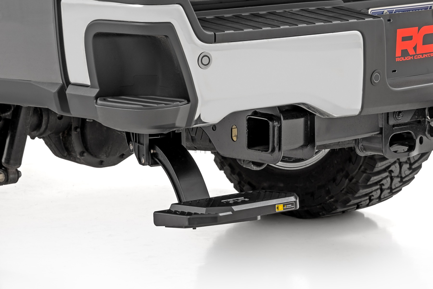 Rough Country Retractable Bed Step Manual Pull Ford F-250/F-350 Super Duty (23-26)