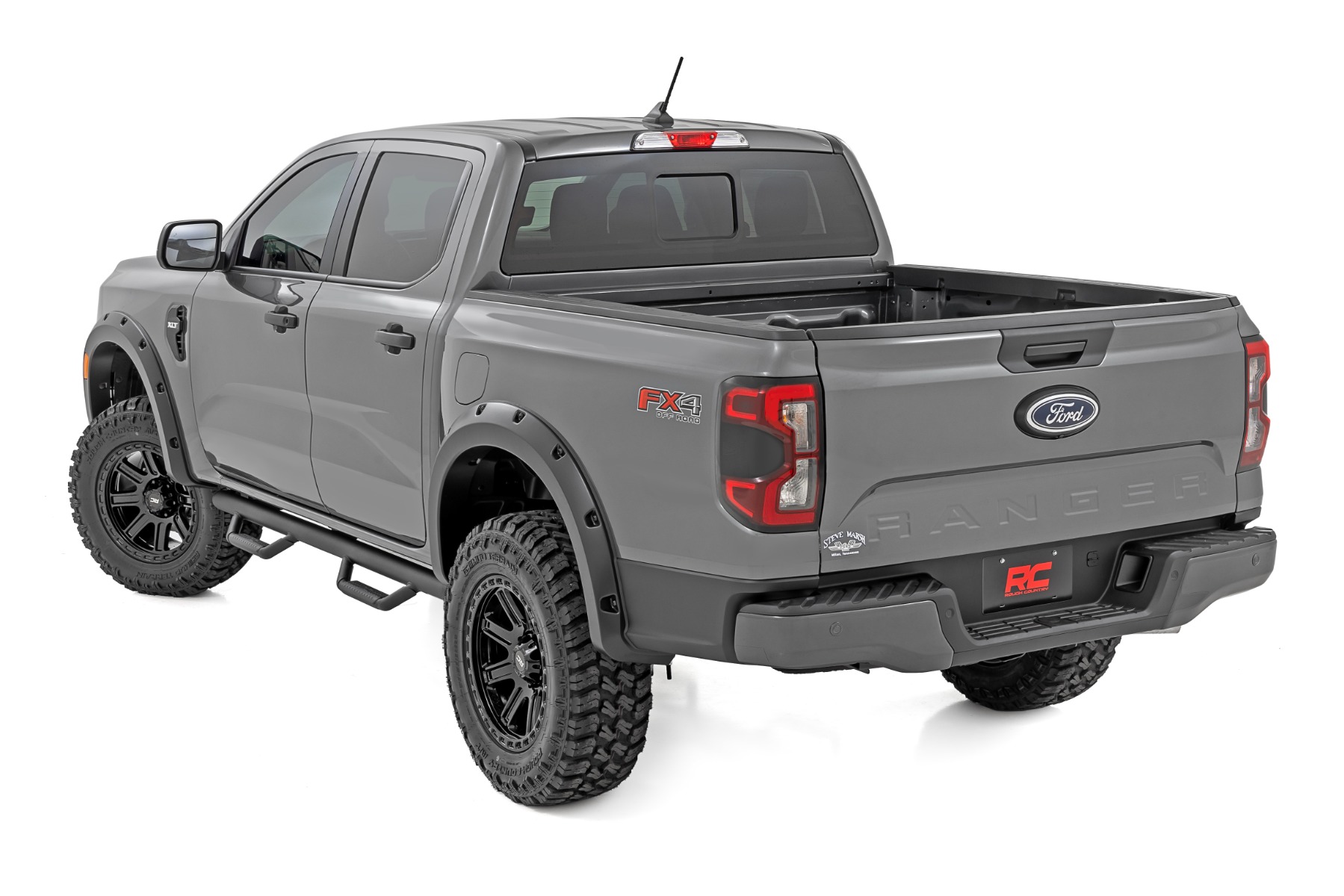 Rough Country Pocket Fender Flares E7 Velocity Blue Ford Ranger 2WD/4WD (2024-2026)