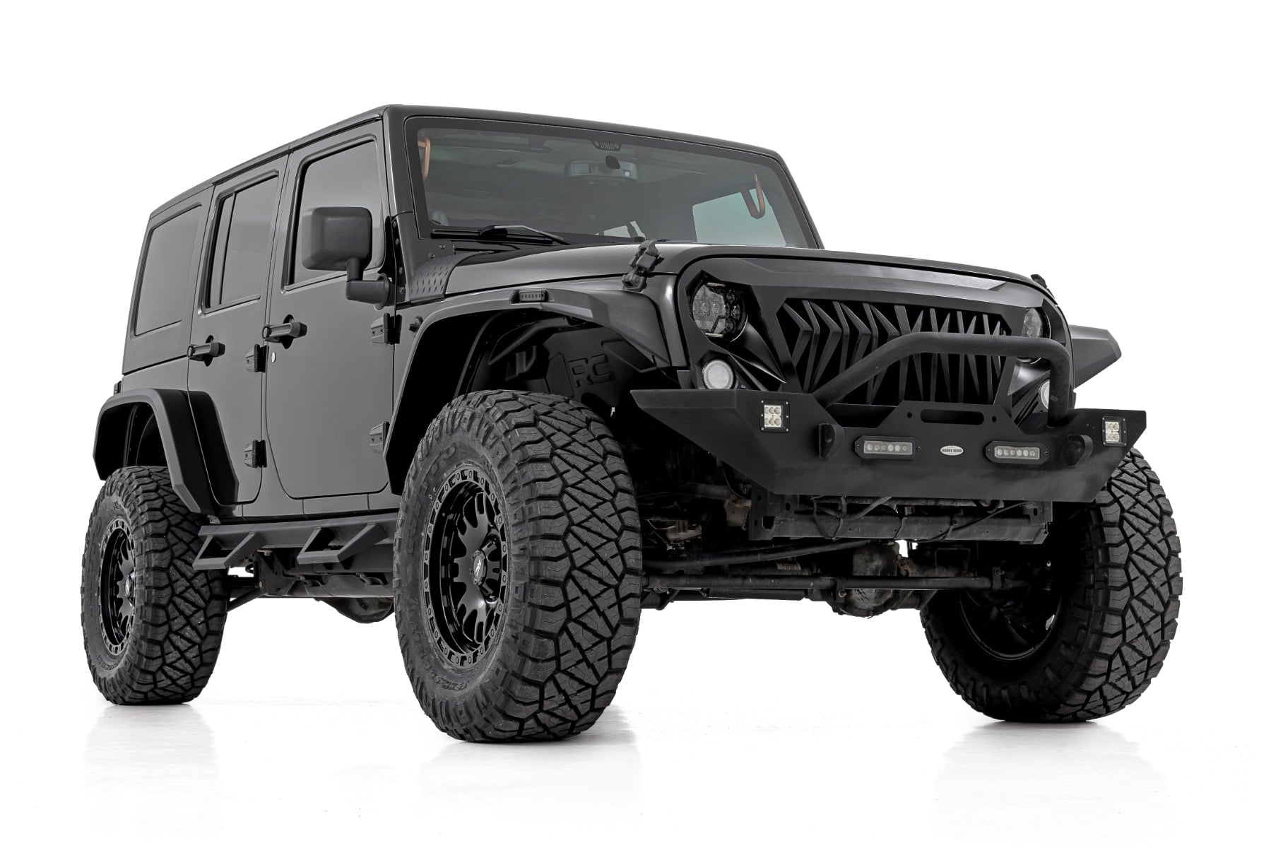 Rough Country Front Wheel Well Liners Jeep Wrangler Unlimited 2WD/4WD (2007-2018)