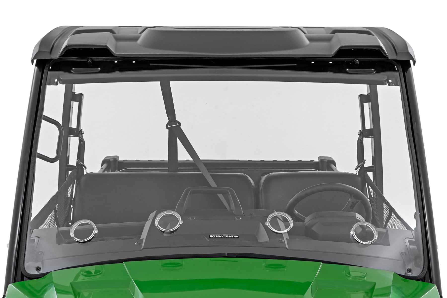 Rough Country Vented Full Windshield Scratch Resistant John Deere Gator XUV 835