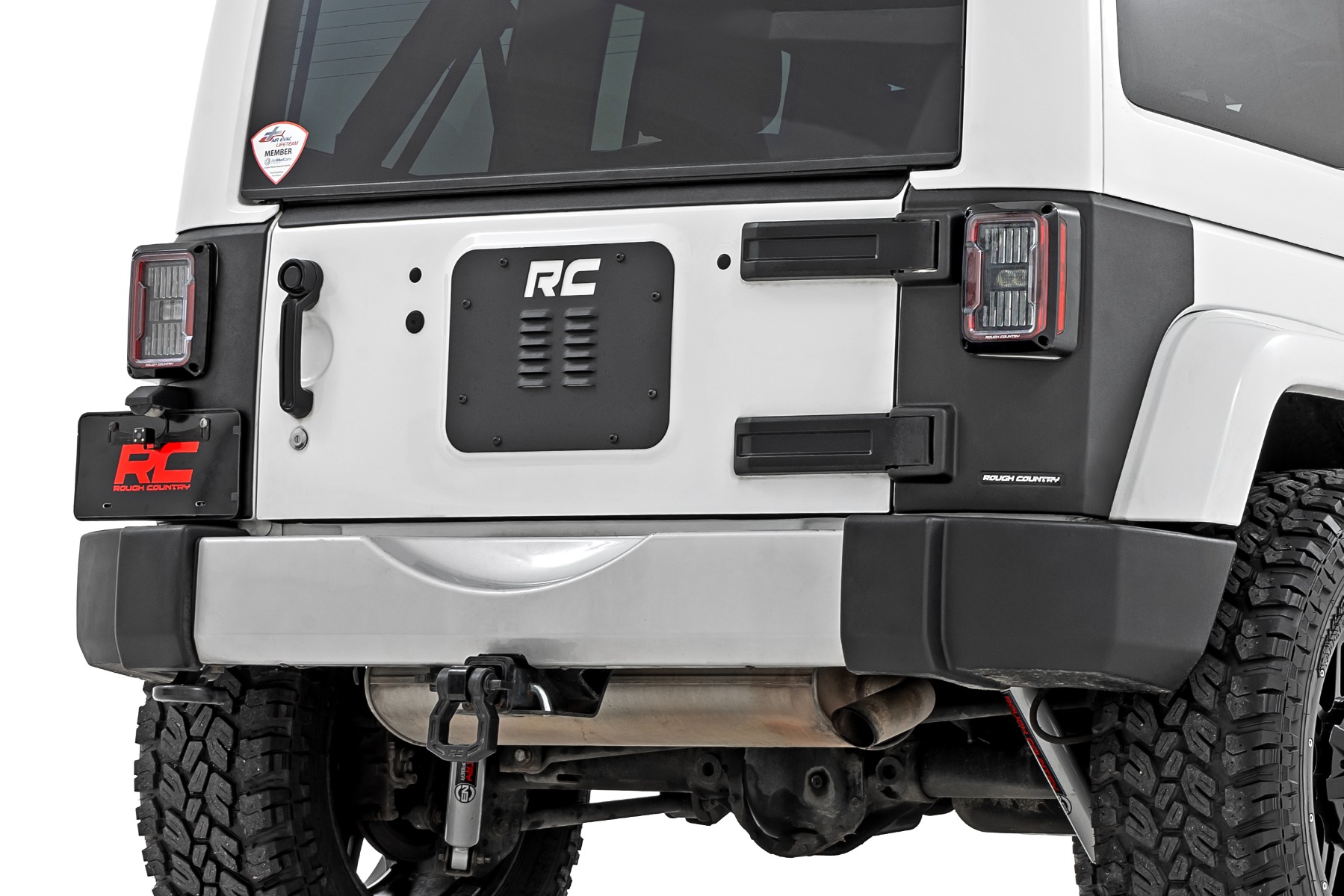 Rough Country Trail Cladding Rear Corners Jeep Wrangler JK/Wrangler Unlimited (07-18)