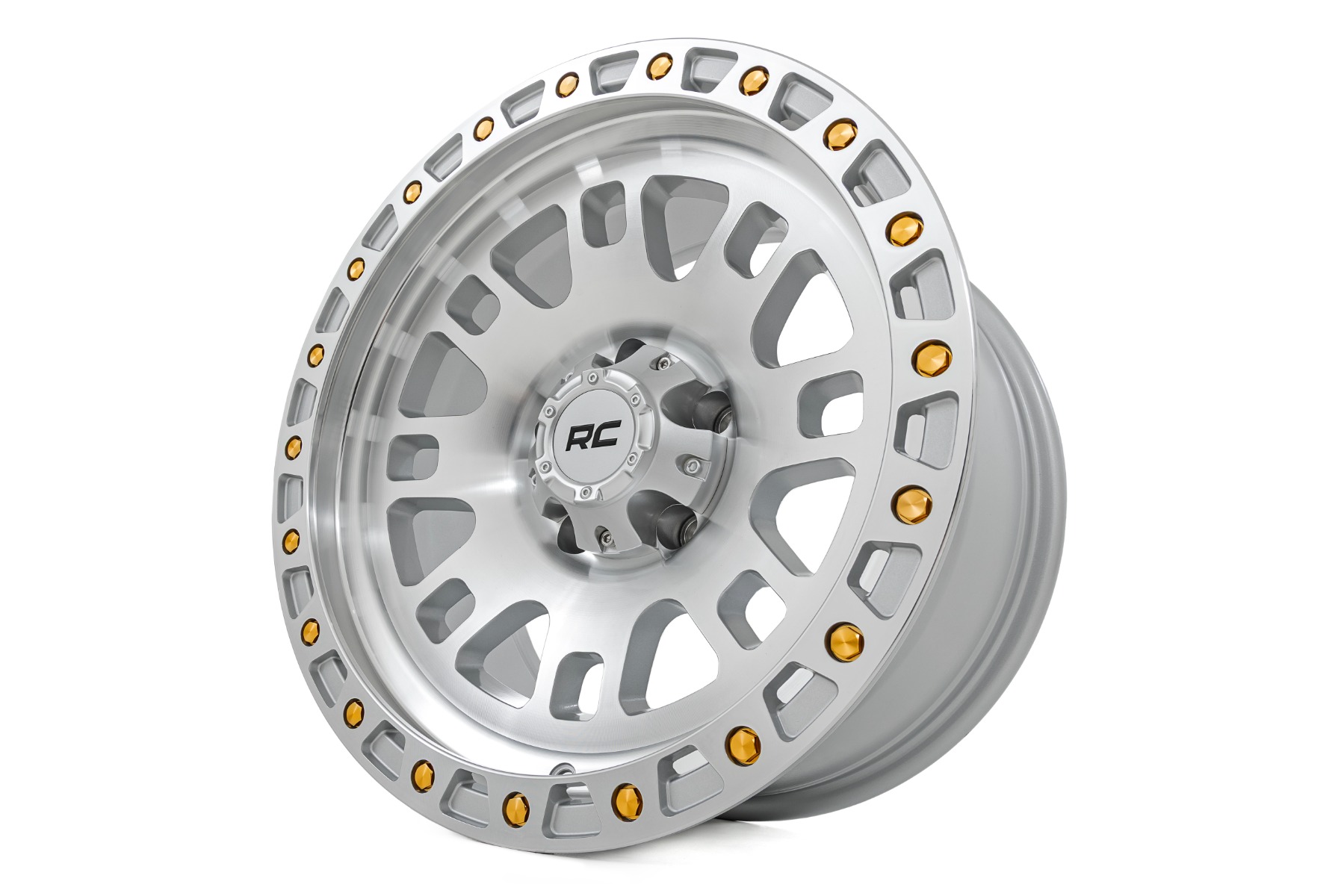Rough Country 82 Series Wheel One-Piece Full Machined 15x8 5x4.5 -19mm