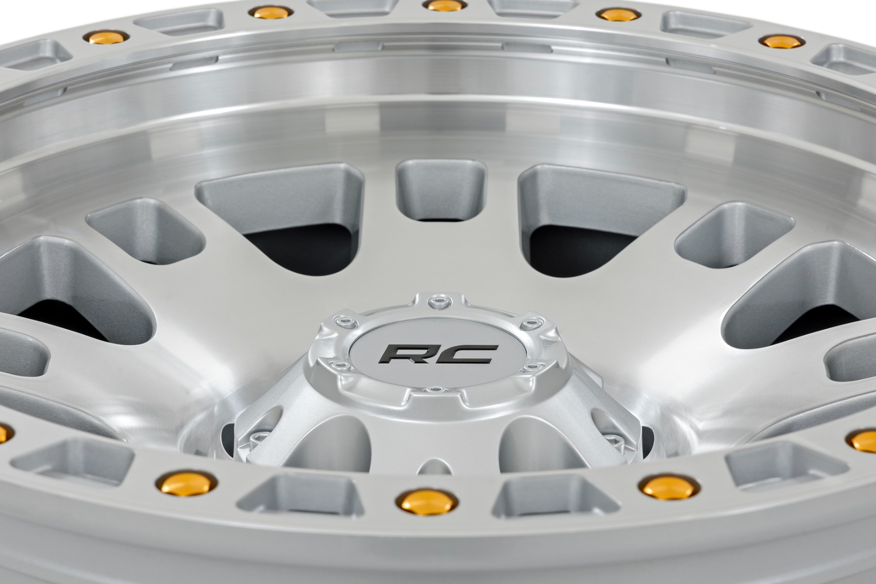 Rough Country 82 Series Wheel One-Piece Full Machined 15x8 5x4.5 -19mm