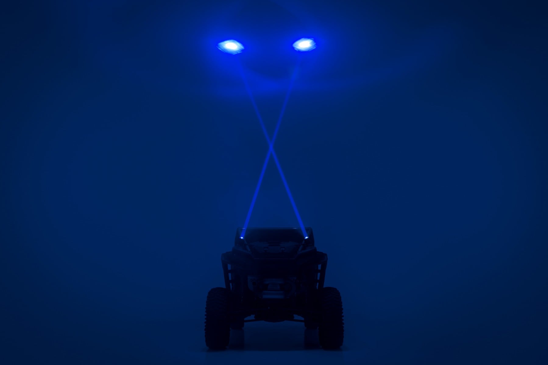 Rough Country Laser Whip Light Kit RGBW 2400 Lumens Pair