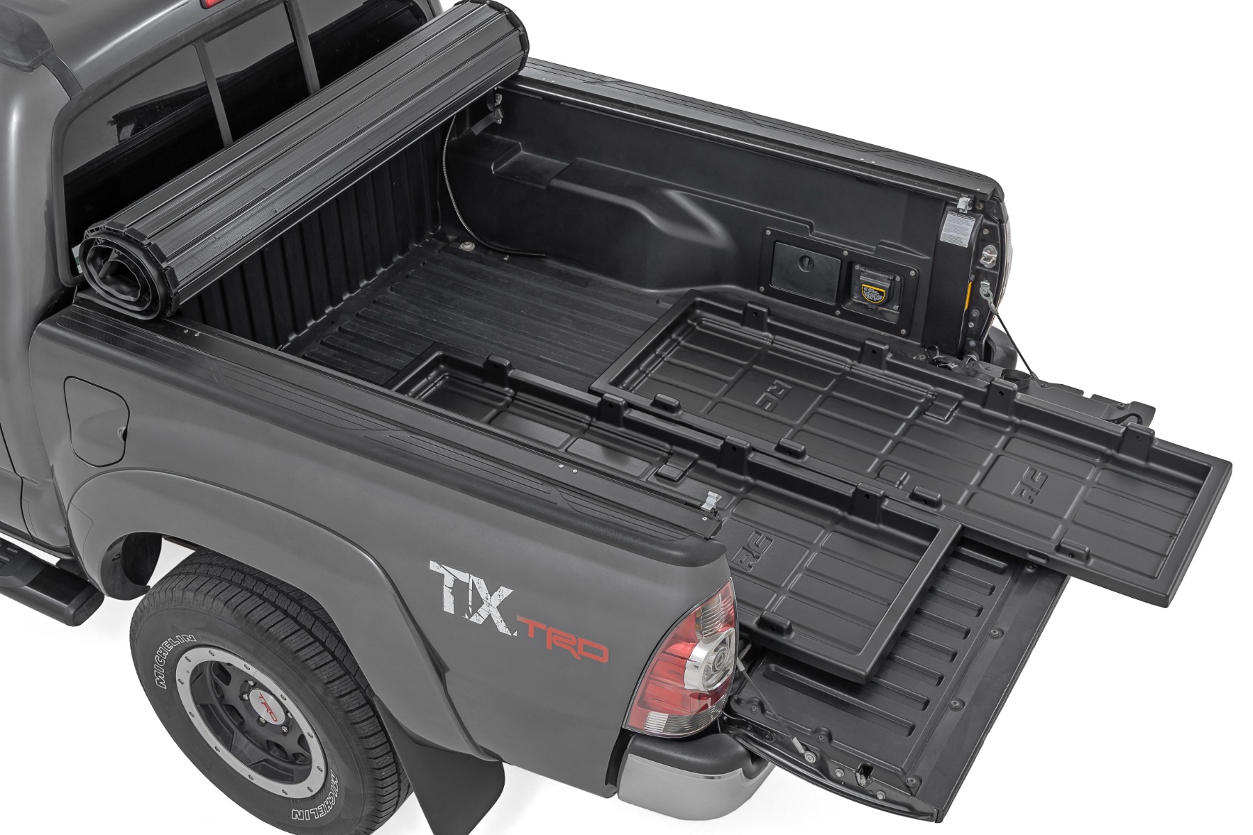 Rough Country Slide-Out Truck Bed Cargo Trays Fits 5β² Beds Easy Tailgate Access