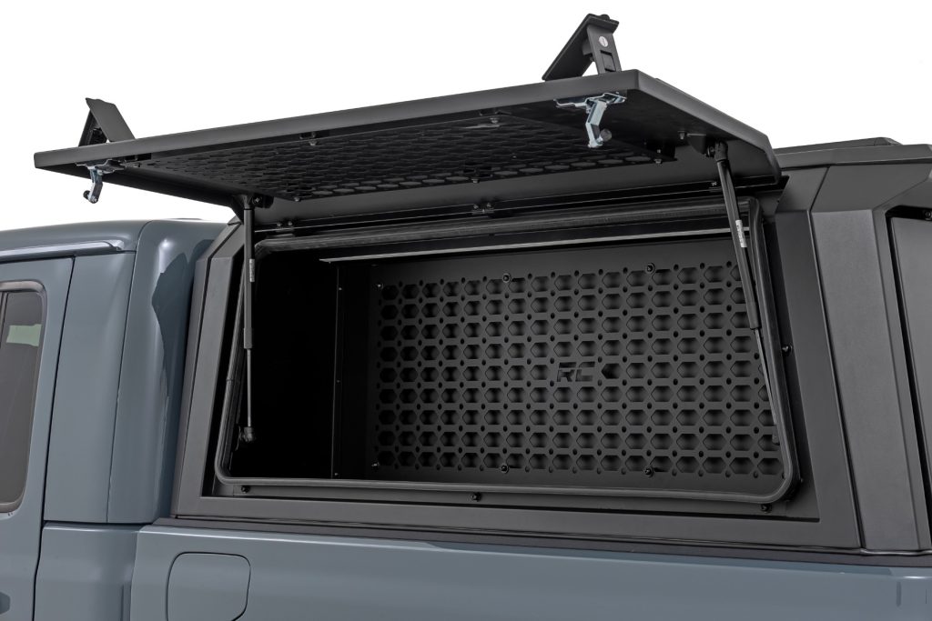 Rough Country Bed Cap Molle Panel Side Storage Bin Drivers Side Jeep Gladiator JT (20-26)