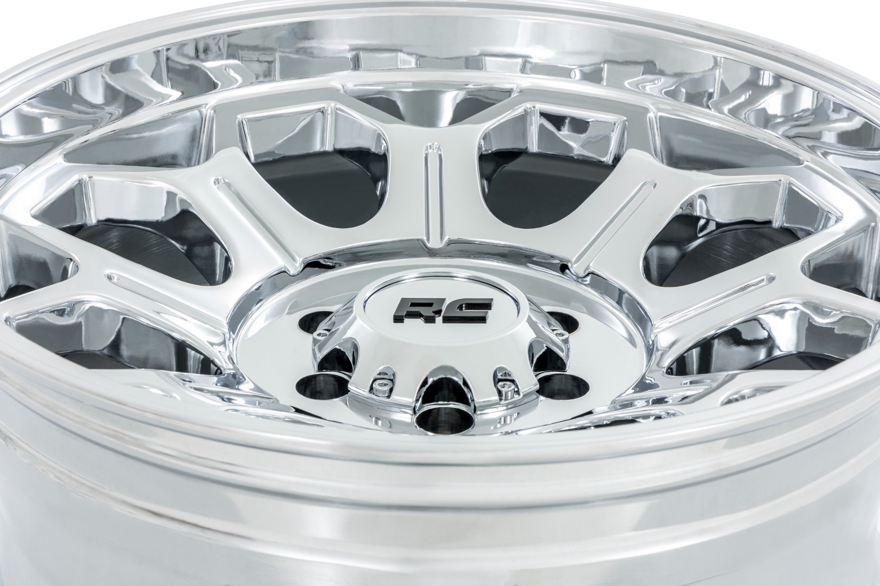 Rough Country 77 Series Wheel One-Piece Chrome 22x12 6x135 -44mm