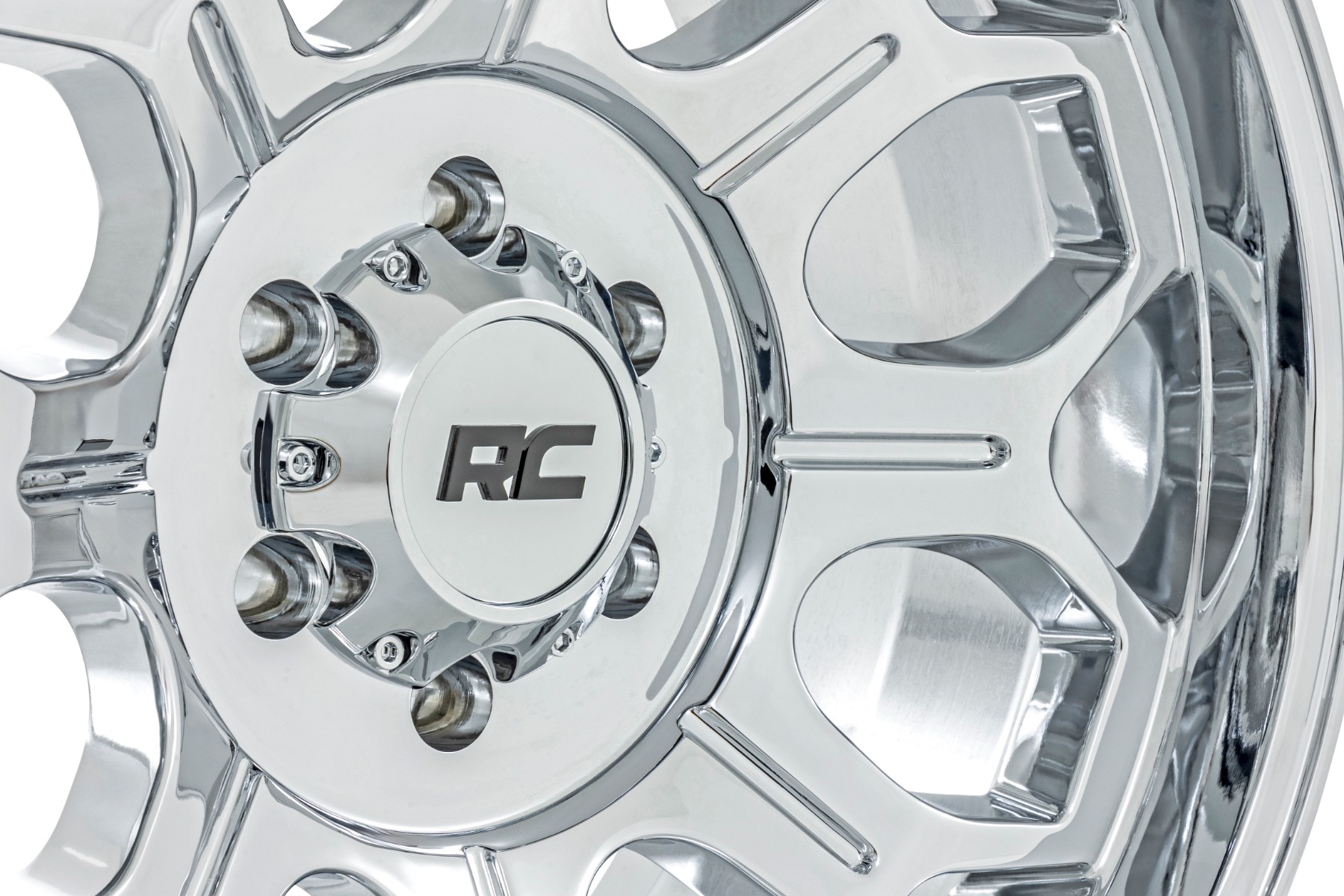 Rough Country 77 Series Wheel One-Piece Chrome 22x12 6x135 -44mm